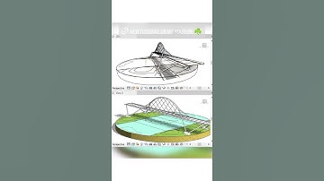 #revit #architecture #conceptual #bridge #landscape 🍃🌱🌉 Bridge in Revit
