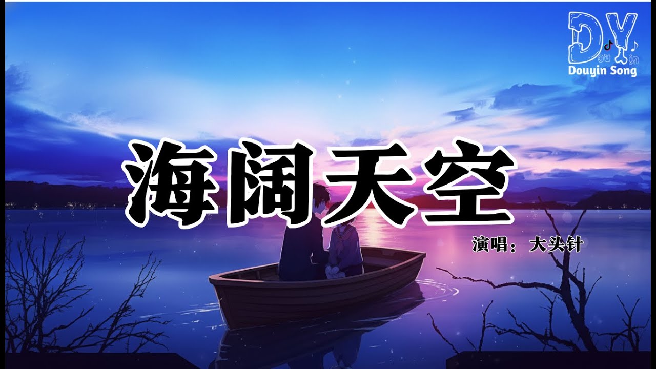 大头针 - 海阔天空（新版）『今天我 寒夜里看雪飘过，怀着冷却了的心窝漂远方，风雨里追赶 雾里分不清影踪，天空海阔你与我』【动态歌词MV】