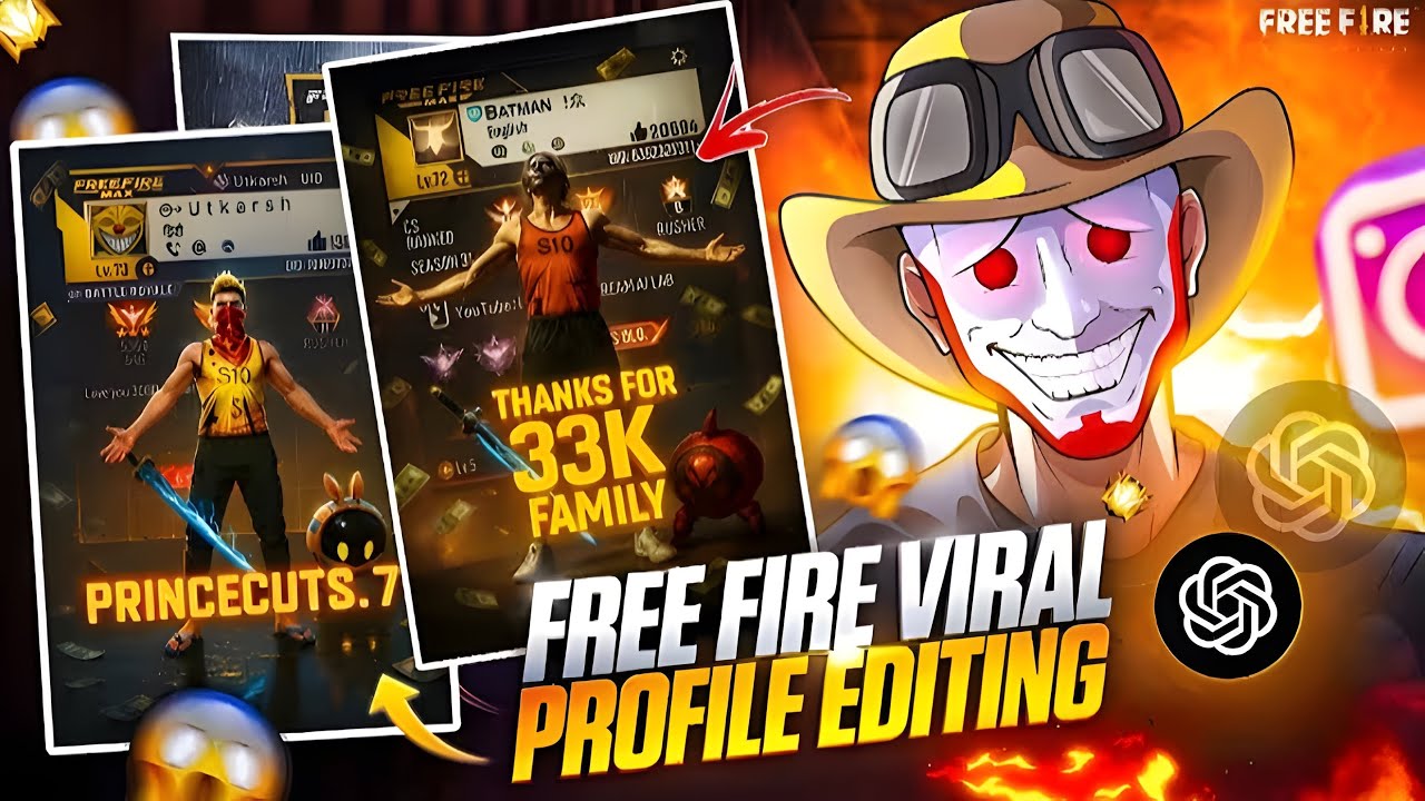 New Trending Free Fire Profile Edit 🔥 | Stylish FF ID Card Design 2025