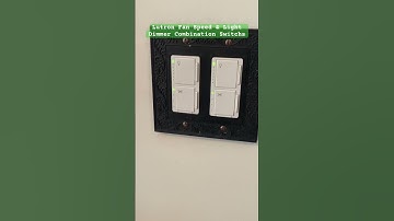 Lutron Fan Speed Control/ Light Dimmer Switches.