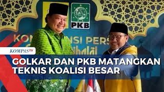 Matangkan Teknis Koalisi Besar, Golkar dan PKB