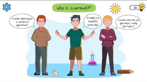 Who is?  tricky puzzles game brain out master level 43 walkthrough solution