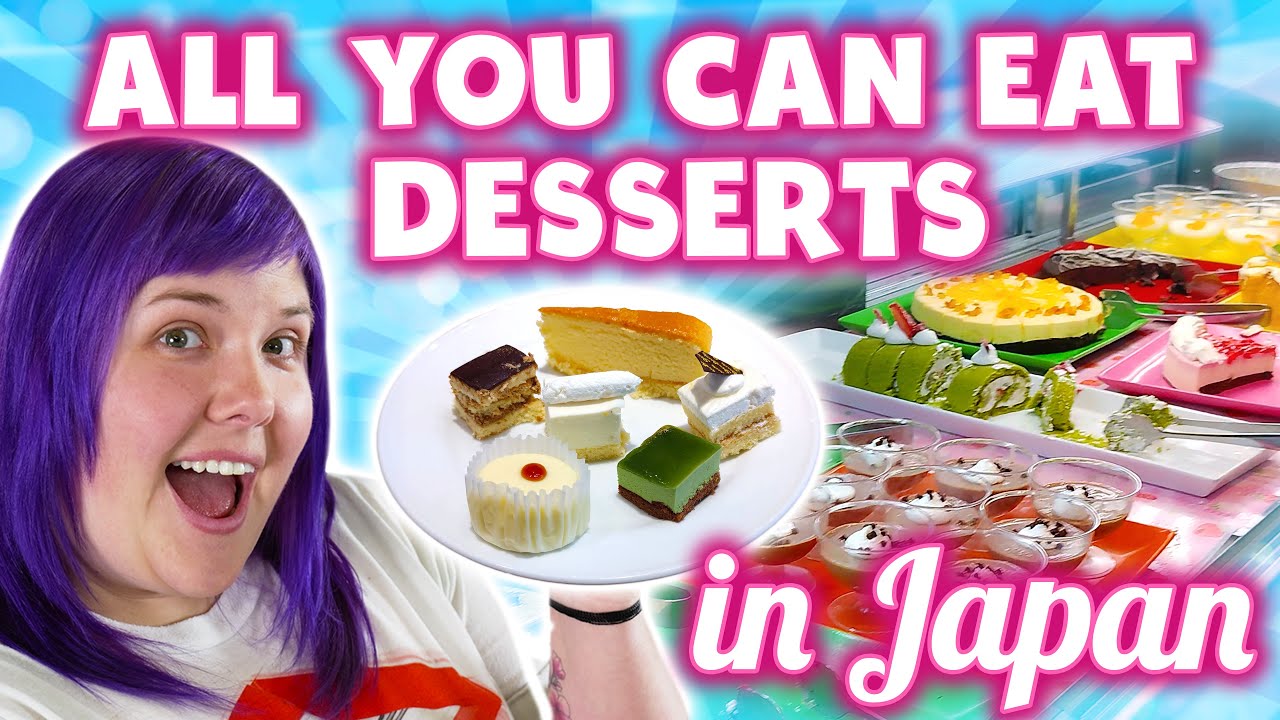 All you can eat DESSERT buffet in Japan! Sweets Paradise buffet full
