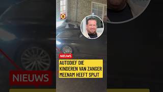 Autodief Neemt Kinderen Van Zanger Mee