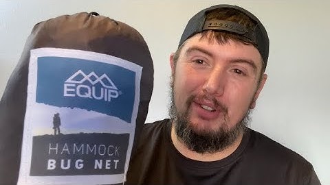 Equip Hammock Bug Net From Walmart - Review and first time use