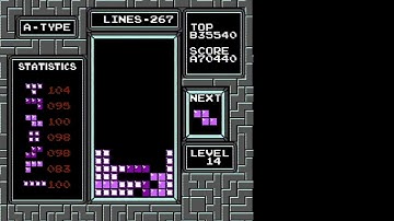My First Level 36 in NES Tetris