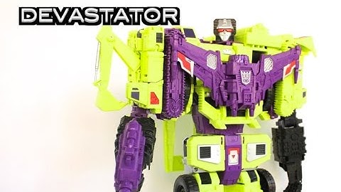 Transformers Combiner Wars DEVASTATOR Review