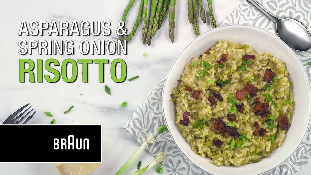 Asparagus & Spring Onion Risotto | Braun MultiQuick Hand Blender