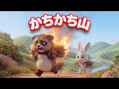 【童話アニメ】かちかち山｜怒っても人を傷つけないで｜子ども向け3D絵本