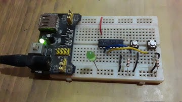74S02 NOR Gate on breadboard