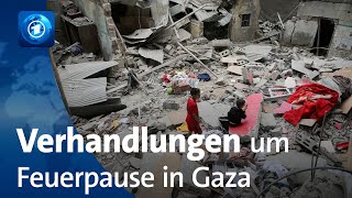 Krieg in Nahost: Verhandlungen um eine Feuerpause