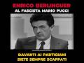 “Di fronte ai partigiani voi fascisti siete sempre scappati”