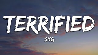 Video thumbnail of "SKG - TERRIFIED (Lyrics) [7clouds Release]"