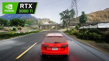 Pushing RTX 3080 Ti to the LIMITS with GTA 5 Ray Tracing Ultra Graphics MODS!