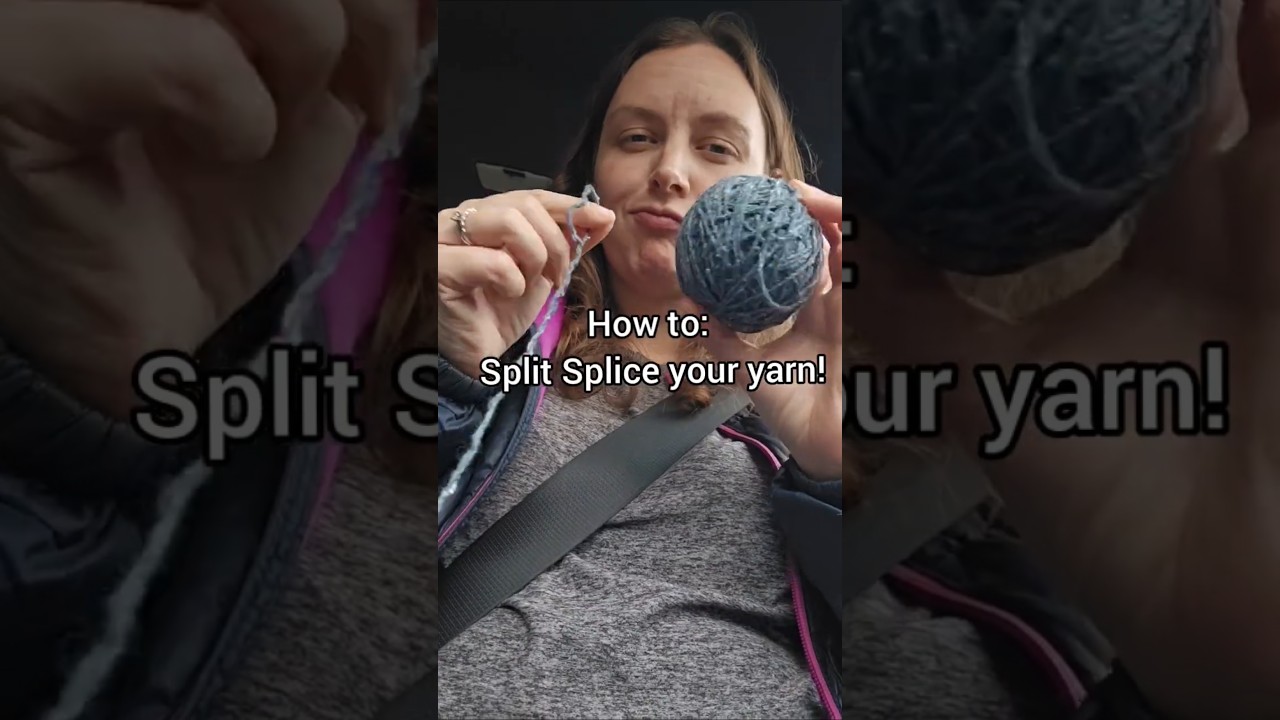 Как соединить новый клубок пряжи со старым без узлов! 