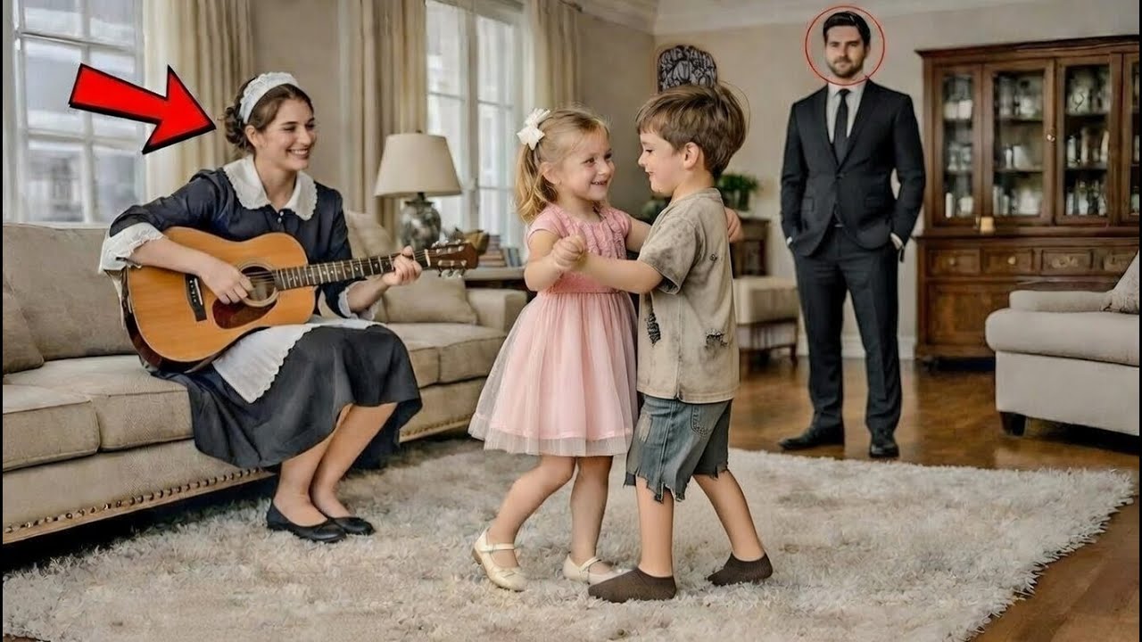 MILIONARIO TORNA A CASA STANCO… E VEDE IL FIGLIO DELLA DONNA DELLE PULIZIE BALLARE CON SUA FIGLIA