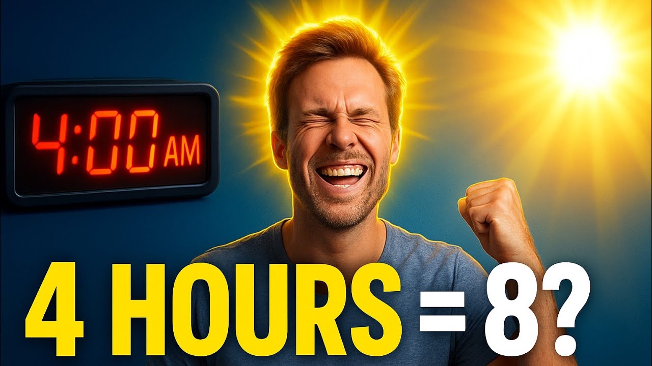 How to Sleep 4 Hours and Still Feel Rested Science-Backed Sleep Hacks ...