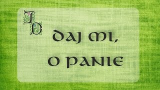Daj mi, o Panie - D. Kusz OP chords