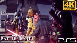Heroes vs Villains | 4K Gameplay | Star Wars Battlefront 2 (No Commentary)
