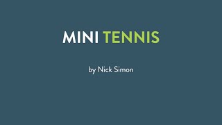 [TennisPAL Pro Tip] Mini Tennis by Nick Simon screenshot 5