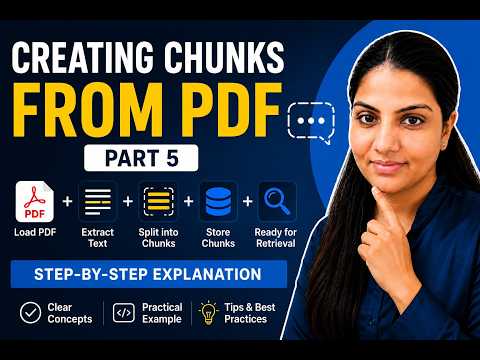 Creating Chunks from PDF Using LangChain | Text Splitter Explained | RAG Chatbot Tutorial Part 5
