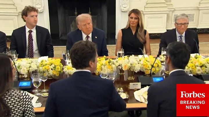 President Trump—Joined By Mark Zuckerberg & Bill Gates—Hosts White House Dinner For Top Tech CEOs