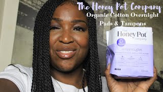 The Honey Pot Company Organic Cotton Overnight Pads & Tampons #thehoneypotcompany