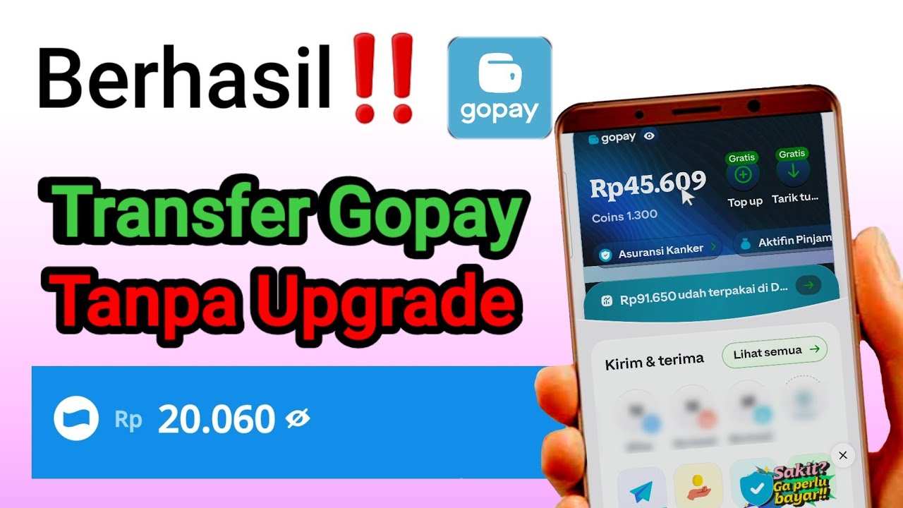 Berhasil ‼️ Cara Transfer Saldo Gopay Tanpa Upgrade Gopay Plus - YouTube