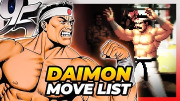 GORO DAIMON MOVE LIST - The King of Fighters 