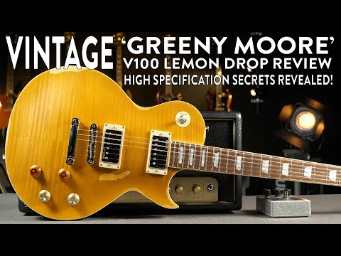 Vintage V100 Icon Lemon Drop - Peter Green Gary Moore Les Paul Tribute - Guitar Review