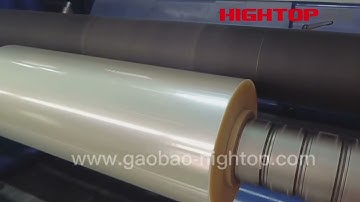 CM 1700 Full automatic BOPP PVC PET film roll slitter rewinder machine processing video