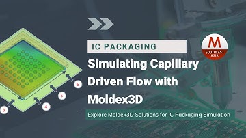 Moldex3D IC Packaging | Simulating Capillary Driven Flow with Moldex3D