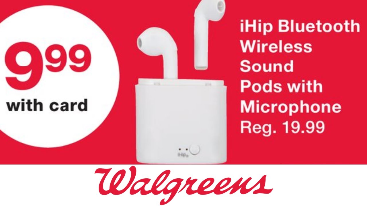 9.99 iHip Bluetooth Pods at Walgreens! YouTube