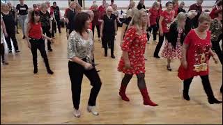 The Jester & The Joker Line Dance Demonstration with Maggie Gallagher in Oxford