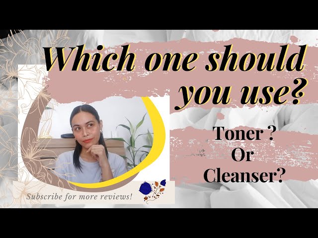 gnier helvede Credential Difference Between Toner and Cleanser | Toner and Cleanser Skin Benefits |  Love Queenie Angelie - YouTube