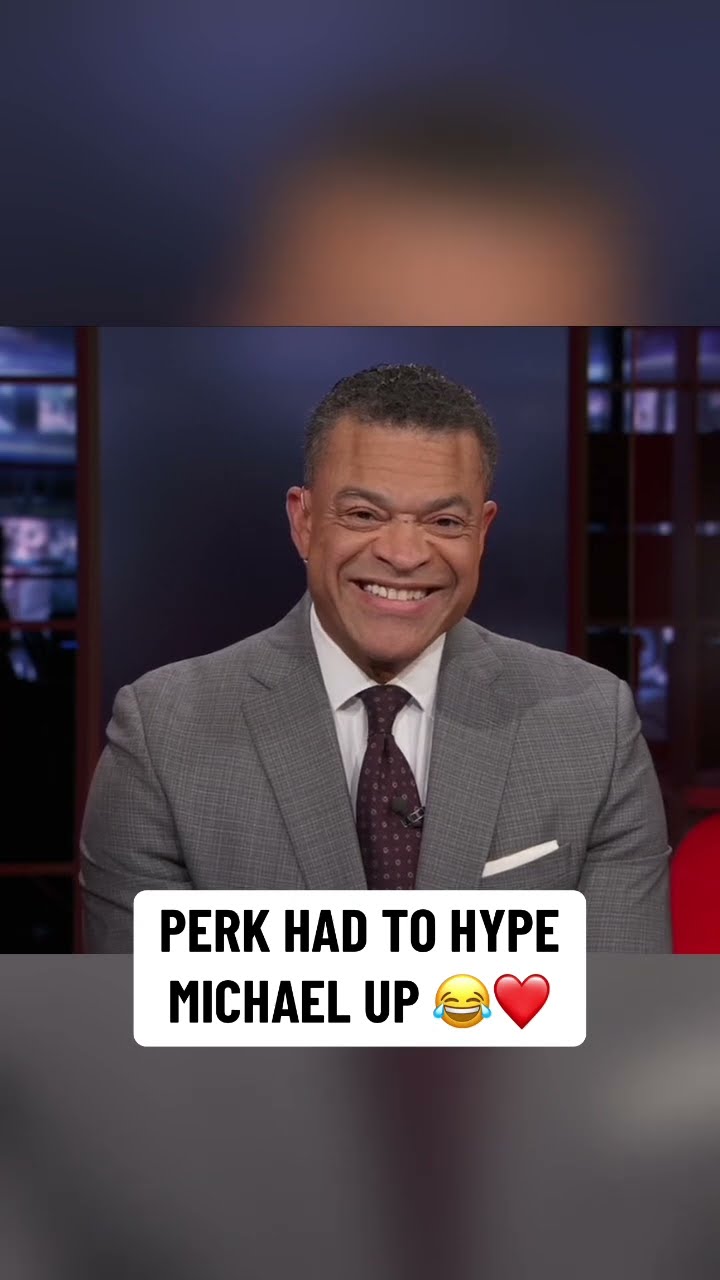 Perk hyping up Michael Eaves ?