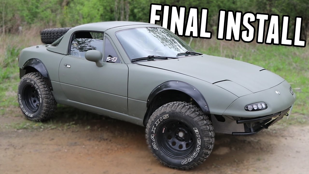 Lifted Widebody Miata Part 2 - Paint, Weather Proofing ...