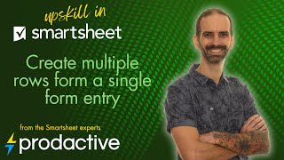 Create multiple rows from a single form entry in Smartsheet