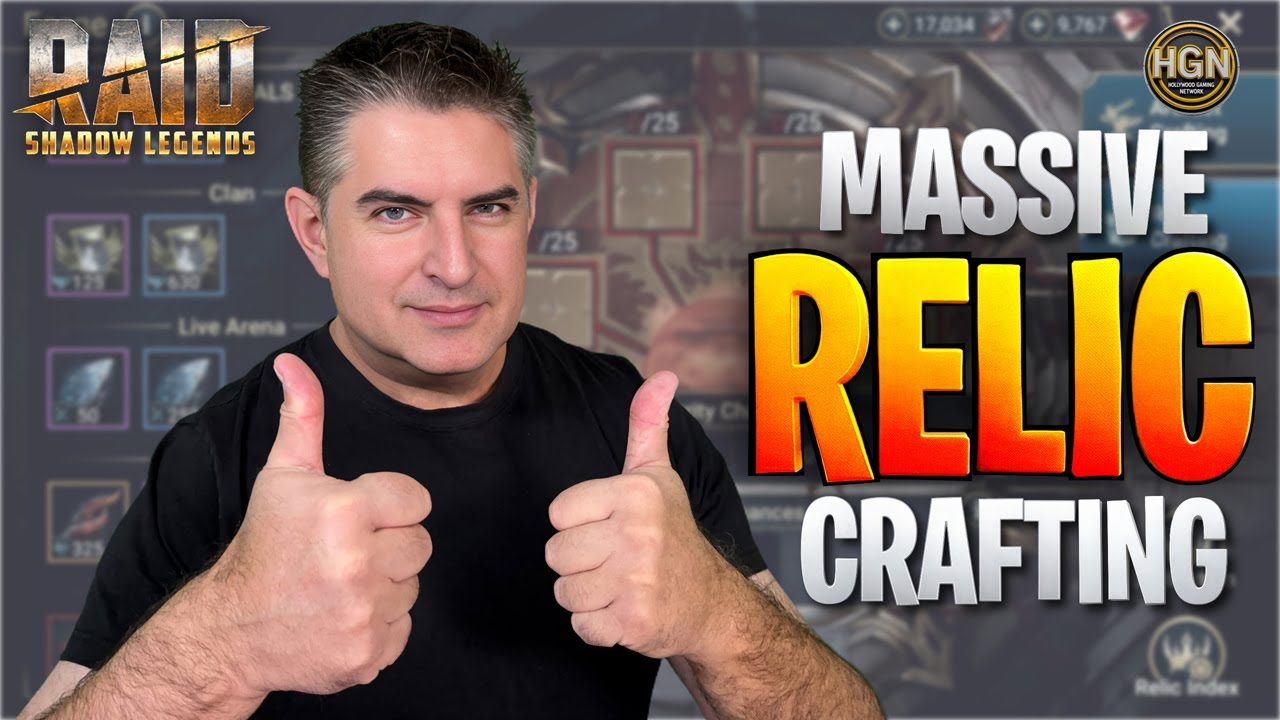 Massive Relic Session - 100+ crafted - Including Legendary/Mythic mats!