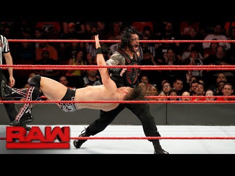 The Miz vs. Roman Reigns - Intercontinental Championship Match: Raw, Nov. 20, 2017