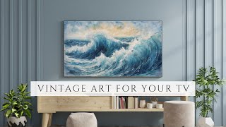 Vintage Ocean Scenes Art For Your TV | Vintage Art For Your TV | TV Art | 4K | 2Hr | Seascape