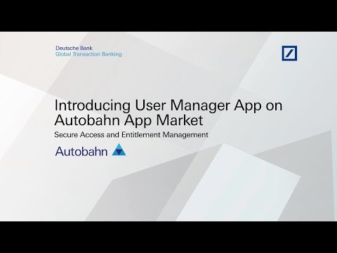 Autobahn - User Manager Introduction