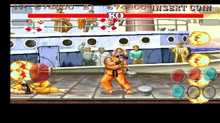 Street Fighter 2 Golden Edition Ryu Mame Arcade emulator mobi Mame4droid  screenshot 1