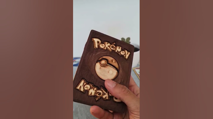 J'ai fait une carte Pokémon en bois pour Bigflo