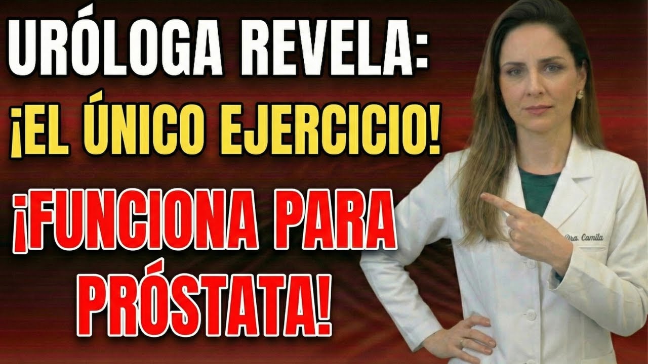URÓLOGA con más de 2,000 pacientes: Este es el ÚNICO ejercicio que funciona para la próstata