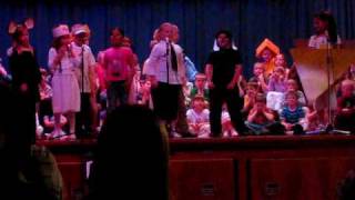 Pence School 1st & 2nd graders music program