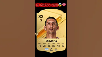 Di María S Card Dimaria Fc24 Argentina Football 