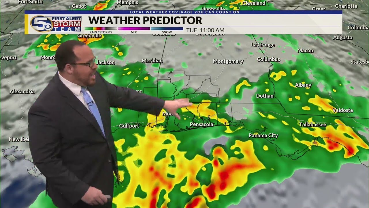 Rainy Night Ahead, Severe Weather Possible Friday - YouTube