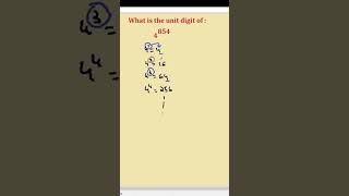 easy trick to find the unit digit❓⁉️#trending#viral#shorts#maths#problems#solving#mathematics