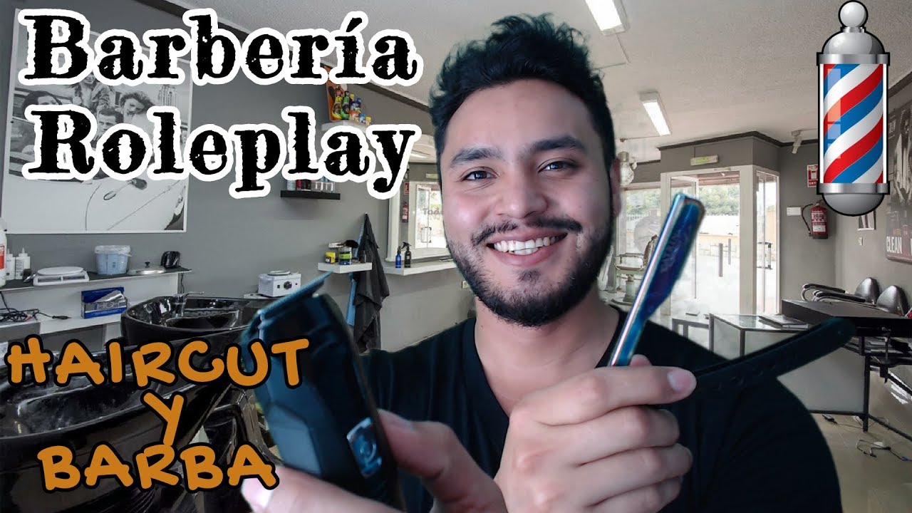 BARBERÍA | ASMR ROLEPLAY | Corte y barba, lavado de cabello | Video para dormir